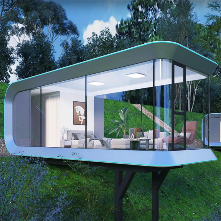 Modern Tiny House Capsule Home With Bedroom 3