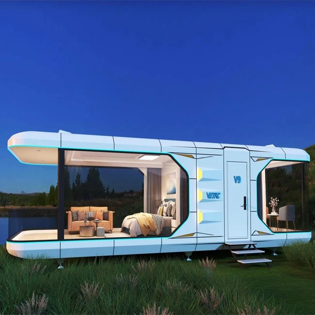 Möblerad Capsule Tiny House 50 ㎡ Möblerad för att leva